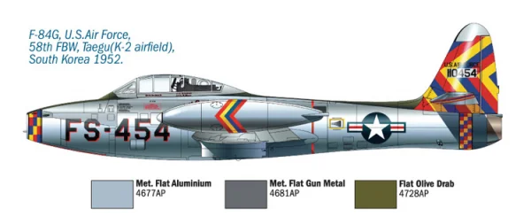 Italeri F-84 G Thunderjet — image 6 of 19