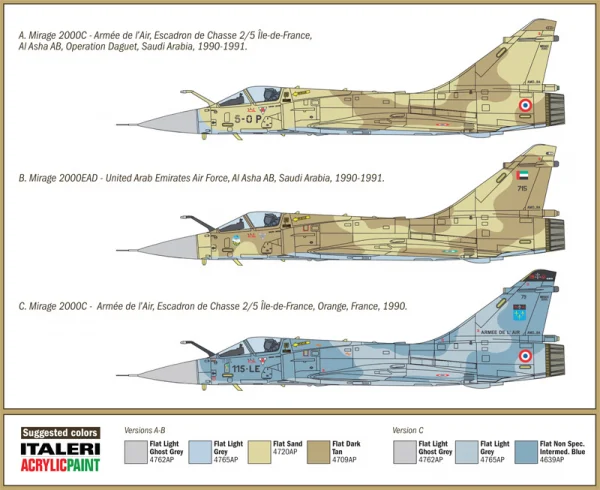 Italeri Mirage 2000C — image 3 of 14