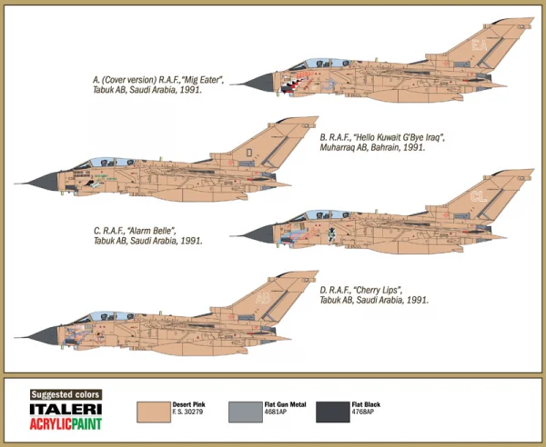 Italeri Tornado Gr1 Gulfwar 25Th Anniv — image 5 of 8