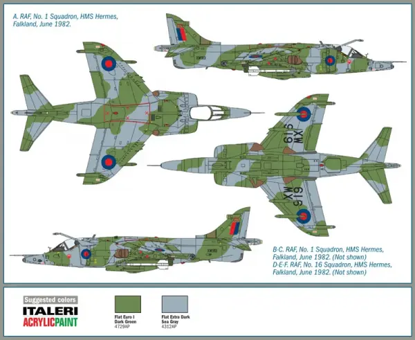 Italeri Harrier Gr.3 Falkland — image 12 of 12