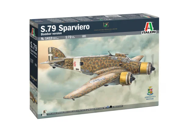 Italeri 1/72 Sm.79 — image 9 of 11