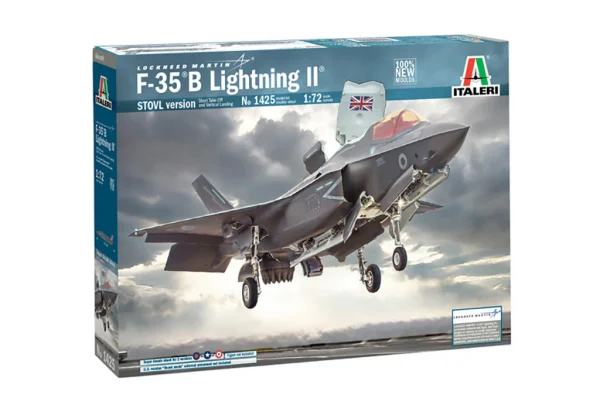 ITALERI 1425 RAF Lockheed Martin F-35B Lightning II 1:72 Plastic Model Plane Kit