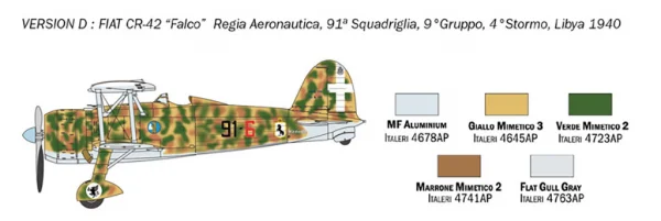 Italeri Fiat Cr.42 Falco — image 6 of 12