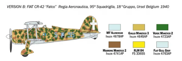 Italeri Fiat Cr.42 Falco — image 8 of 12