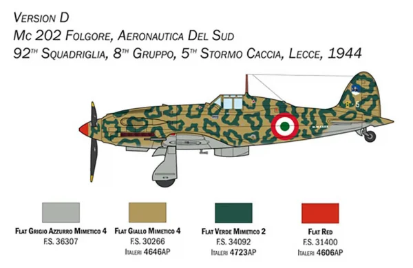 Italeri Mc 202 Folgore — image 6 of 11
