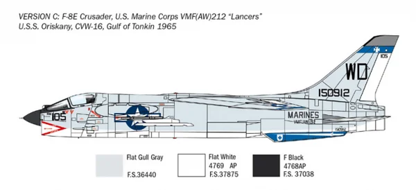 Italeri F-8E Crusader — image 9 of 15