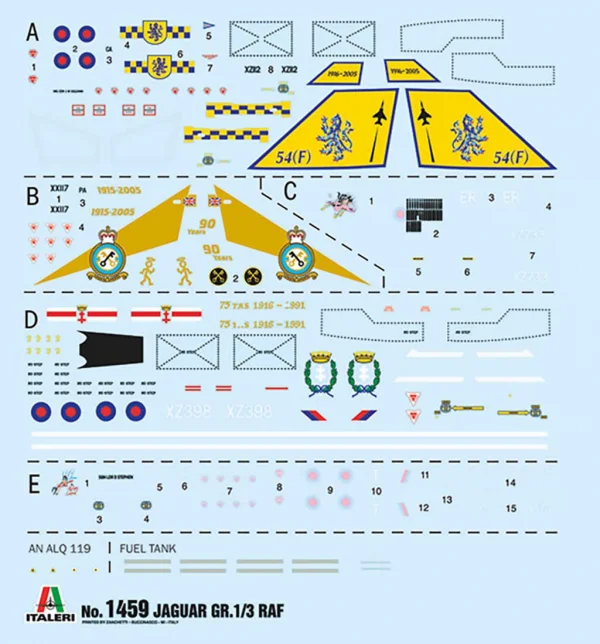 Italeri Sepecat Jaguar Gr.1-3 Raf Service — image 9 of 12