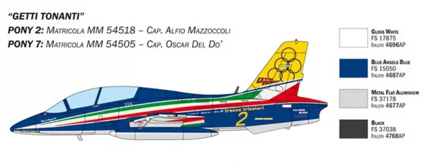 Italeri Aermacchi Mb-339 60Th P.A.N Annv — image 4 of 13