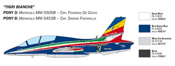 Italeri Aermacchi Mb-339 60Th P.A.N Annv — image 3 of 13