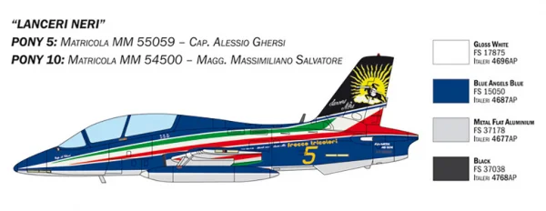 Italeri Aermacchi Mb-339 60Th P.A.N Annv — image 13 of 13