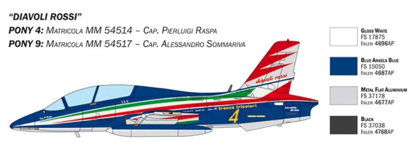Italeri Aermacchi Mb-339 60Th P.A.N Annv — image 2 of 13