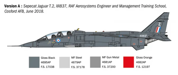 ITALERI RAF Jaguar T.2 Trainer — image 4 of 9