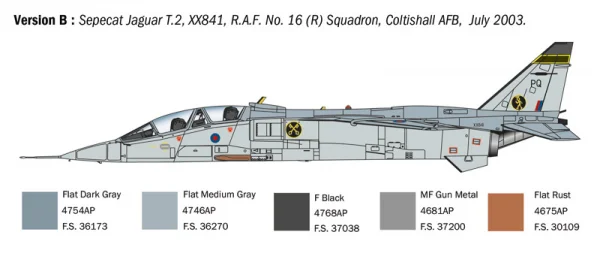 ITALERI RAF Jaguar T.2 Trainer — image 5 of 9