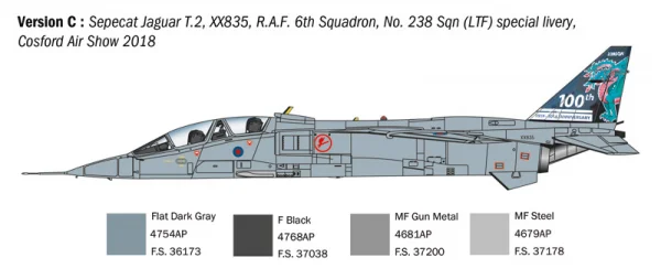 ITALERI RAF Jaguar T.2 Trainer — image 6 of 9