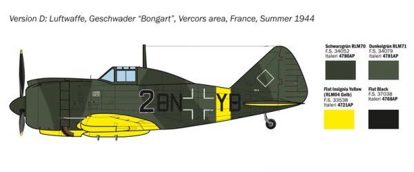 Italeri Reggiane Re.2002 Ariete — image 7 of 9