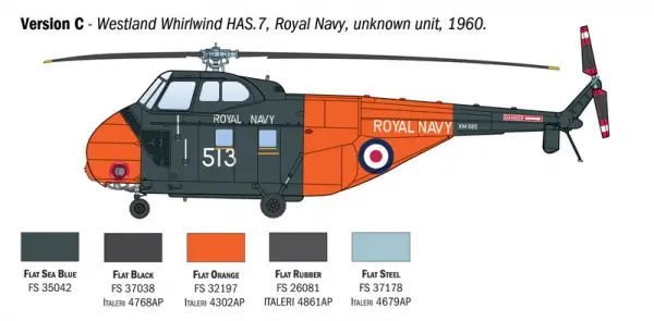 Italeri HAS22 / HO4S-3 / H-19 — image 13 of 13