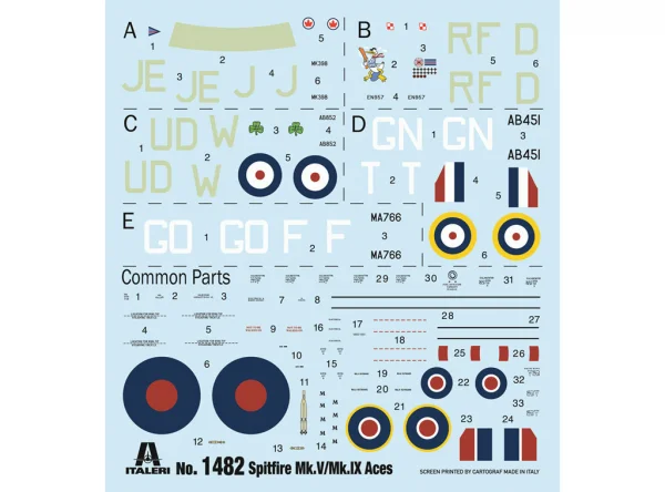 Italeri Spitfire Mk.V / Mk.IX Aces — image 3 of 8