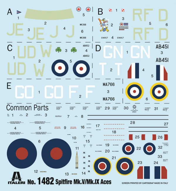 Italeri Spitfire Mk.V / Mk.IX Aces — image 7 of 15