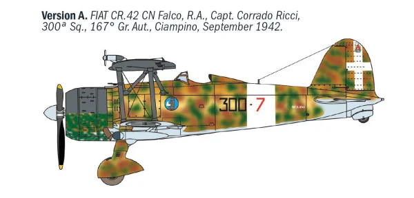 Italeri FIAT CR.42 CN “Falco” Night Fighter — image 5 of 9