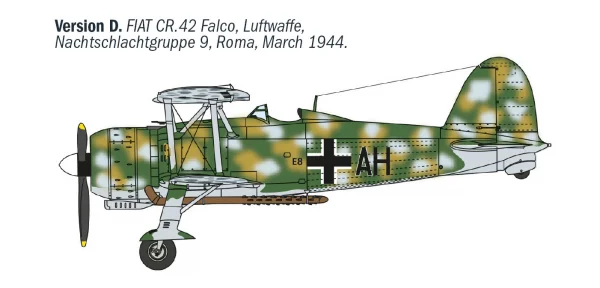 Italeri FIAT CR.42 CN “Falco” Night Fighter — image 8 of 9
