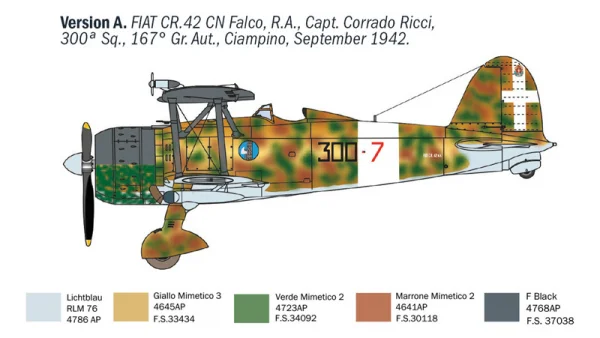 Italeri FIAT CR.42 CN “Falco” Night Fighter — image 5 of 15