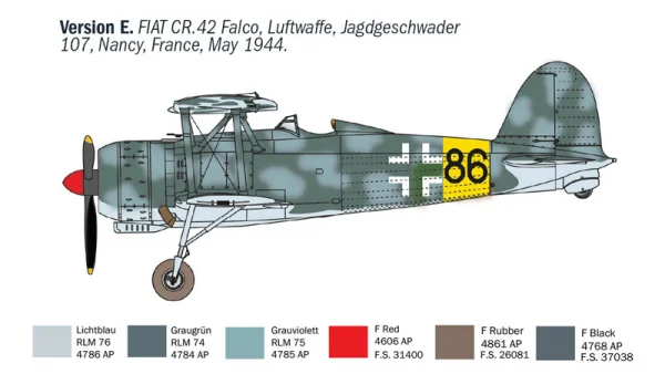 Italeri FIAT CR.42 CN “Falco” Night Fighter — image 3 of 15