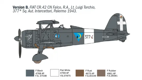 Italeri FIAT CR.42 CN “Falco” Night Fighter — image 2 of 17