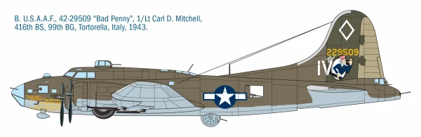 Italeri B-17F Flying Fortress — image 6 of 9