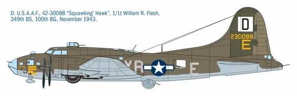 Italeri B-17F Flying Fortress — image 8 of 9