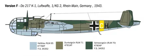 Italeri Do 217K with Fritz X — image 19 of 19