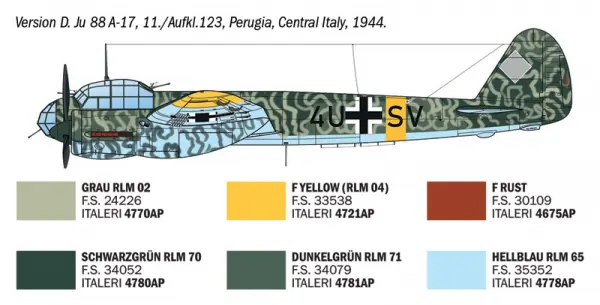 Italeri Junkers Ju 88 A-17 Torpedo Bomber — image 14 of 18