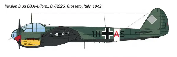 Italeri Junkers Ju 88 A-17 Torpedo Bomber — image 6 of 18