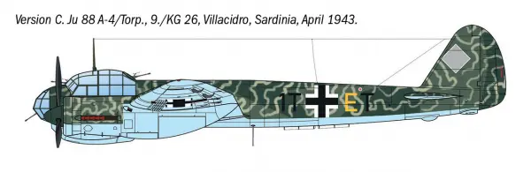 Italeri Junkers Ju 88 A-17 Torpedo Bomber — image 7 of 18