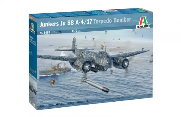 Italeri Junkers Ju 88 A-17 Torpedo Bomber — image 9 of 18