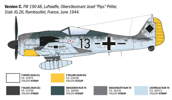 Italeri Focke-Wulf Fw 190 A-8/F Aces — image 4 of 14