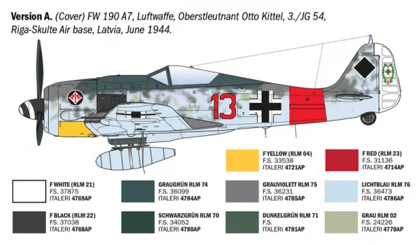 Italeri Focke-Wulf Fw 190 A-8/F Aces — image 6 of 14