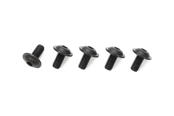 Tamiya 3X6mm Steel Flanged Screws X 5