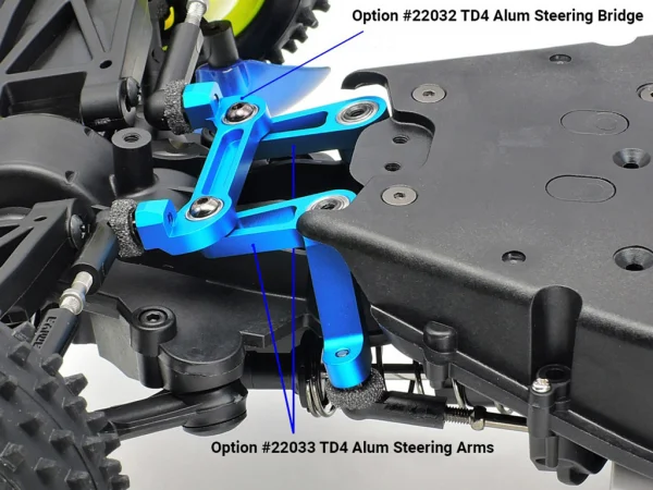 Tamiya TD4 Aluminium Steering Bridge
