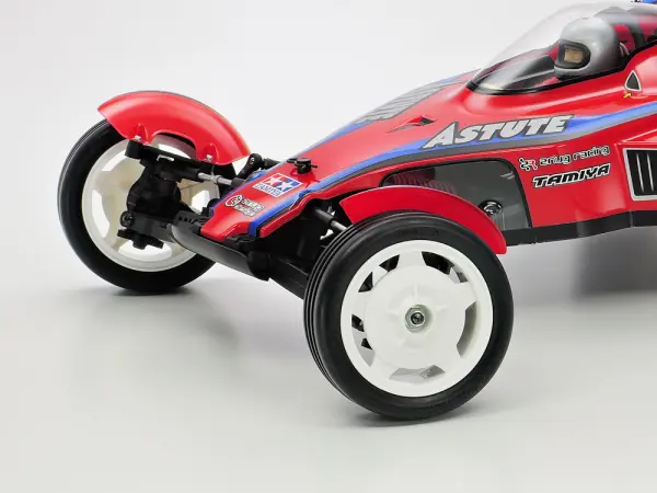 Tamiya 2WD Buggy Front Sd Whl Hh White &mdash; image 2 of 2