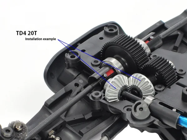 Tamiya TD4 20T Metal Bevals X 4