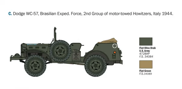 Italeri Dodge Staff Car Wc 56 — image 4 of 15