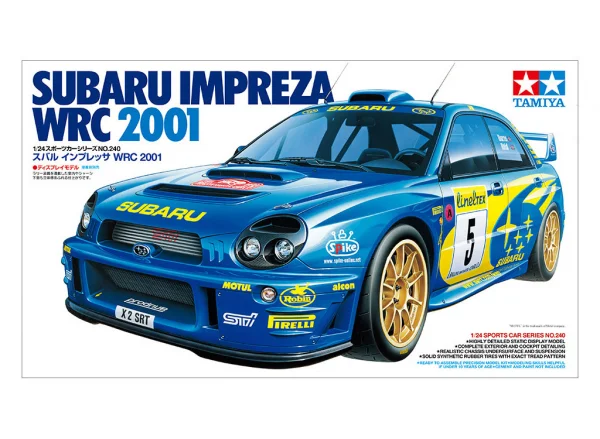 Tamiya 1/24 Subaru IMPREZA WRC 2001