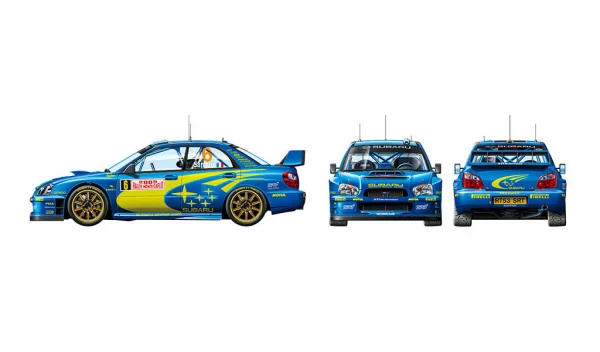 Tamiya IMPREZA WRC Monte Carlo 05