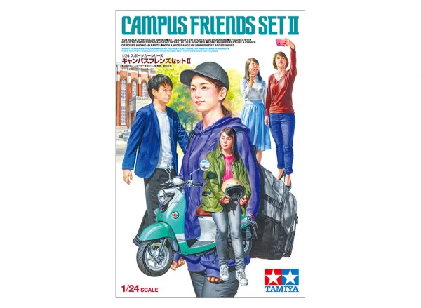 Tamiya 1/24 Campus Friends Modern Figures