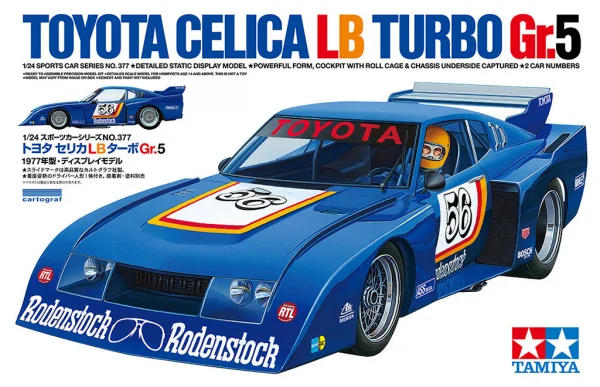 Tamiya 1/24 Toyota Celica LB Turbo Gr.5