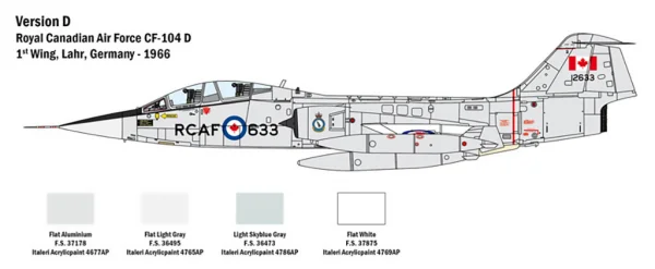 Italeri TF-104G Ami