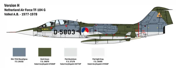 Italeri TF-104G Ami