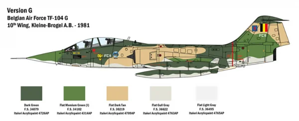 Italeri TF-104G Ami