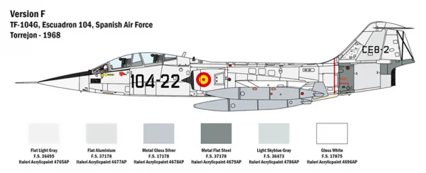 Italeri TF-104G Ami