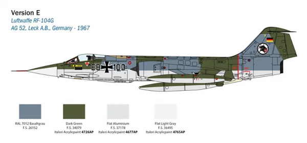 Italeri F-104G Recce Upgraded Edition